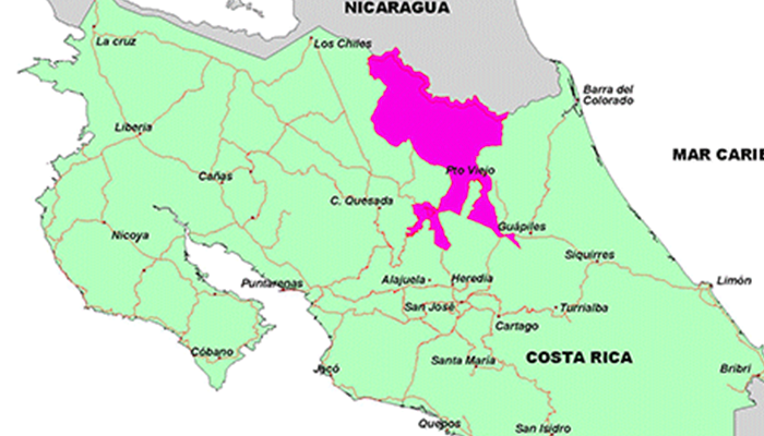 carte corridor biologique